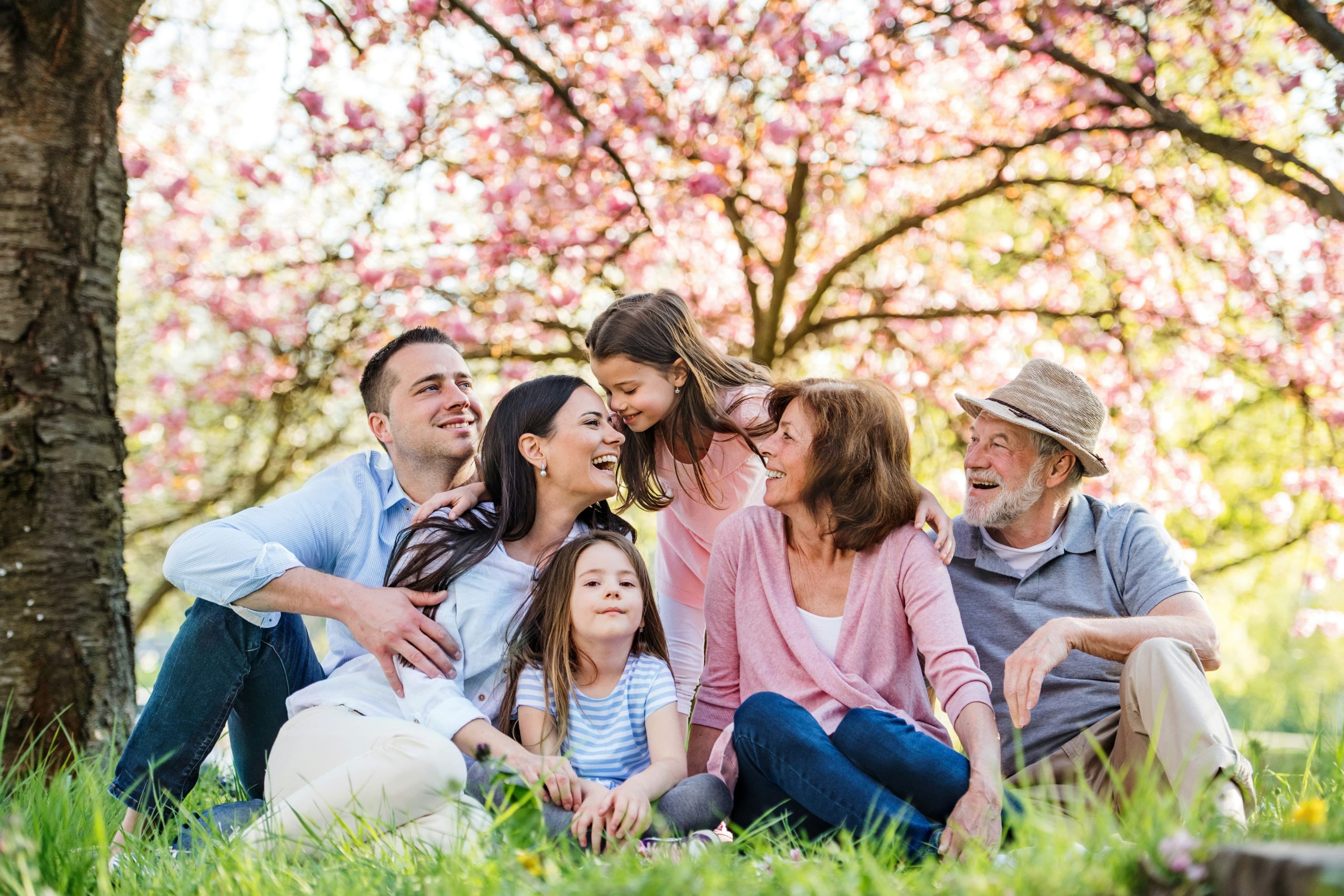 Illustration d’une famille représentant les bénéficiaires possibles d’un contrat d’assurance-vie.