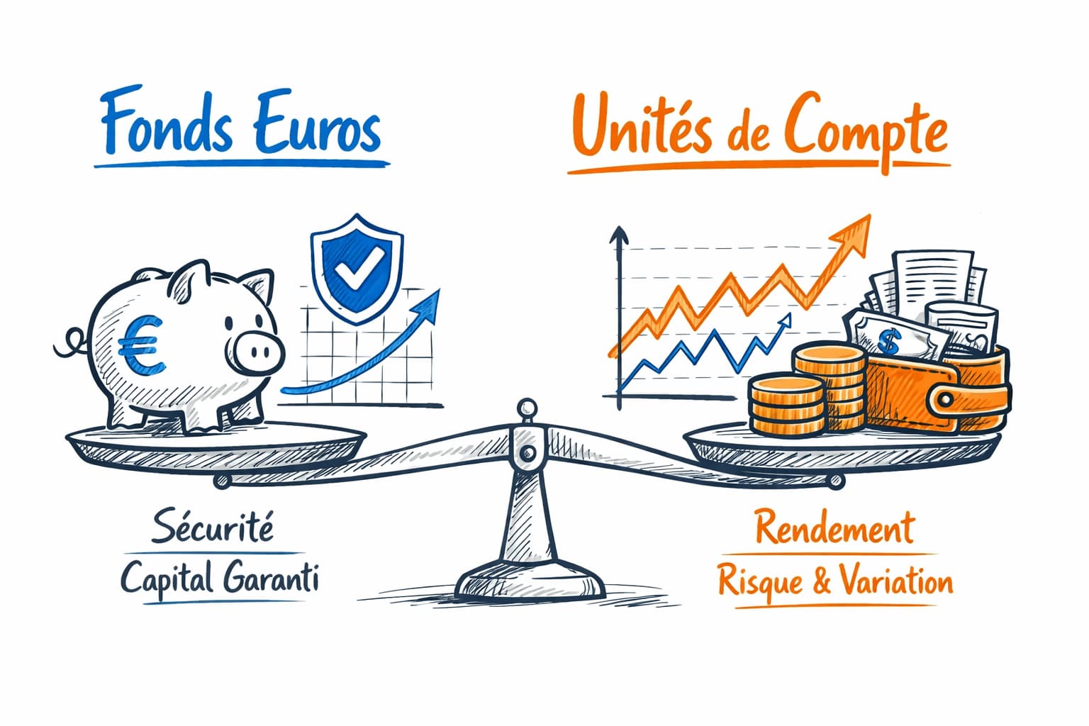 Fonds euros ou unités de compte : comment bien choisir pour investir ?